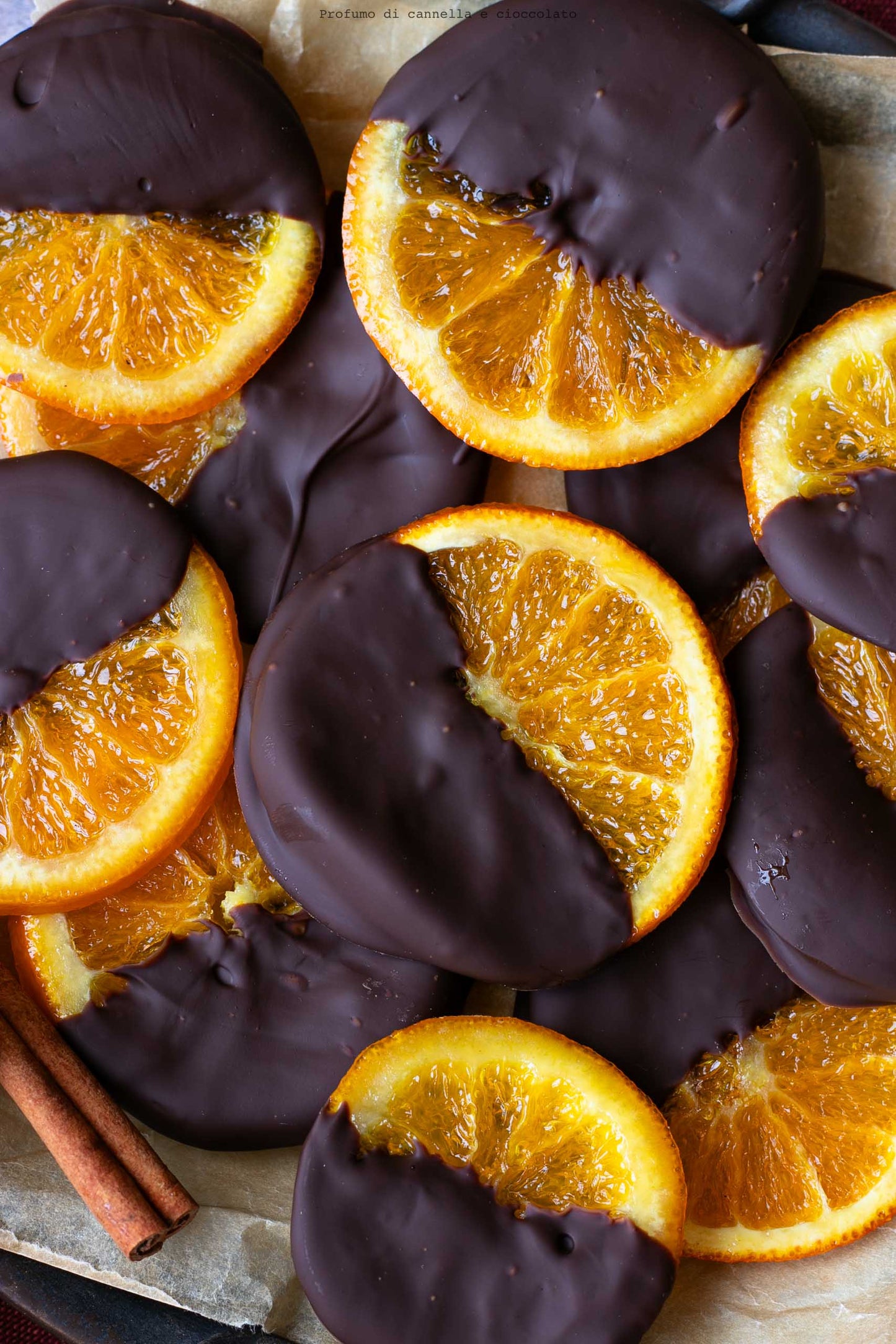 Chocolate Dipped Candied Oranges